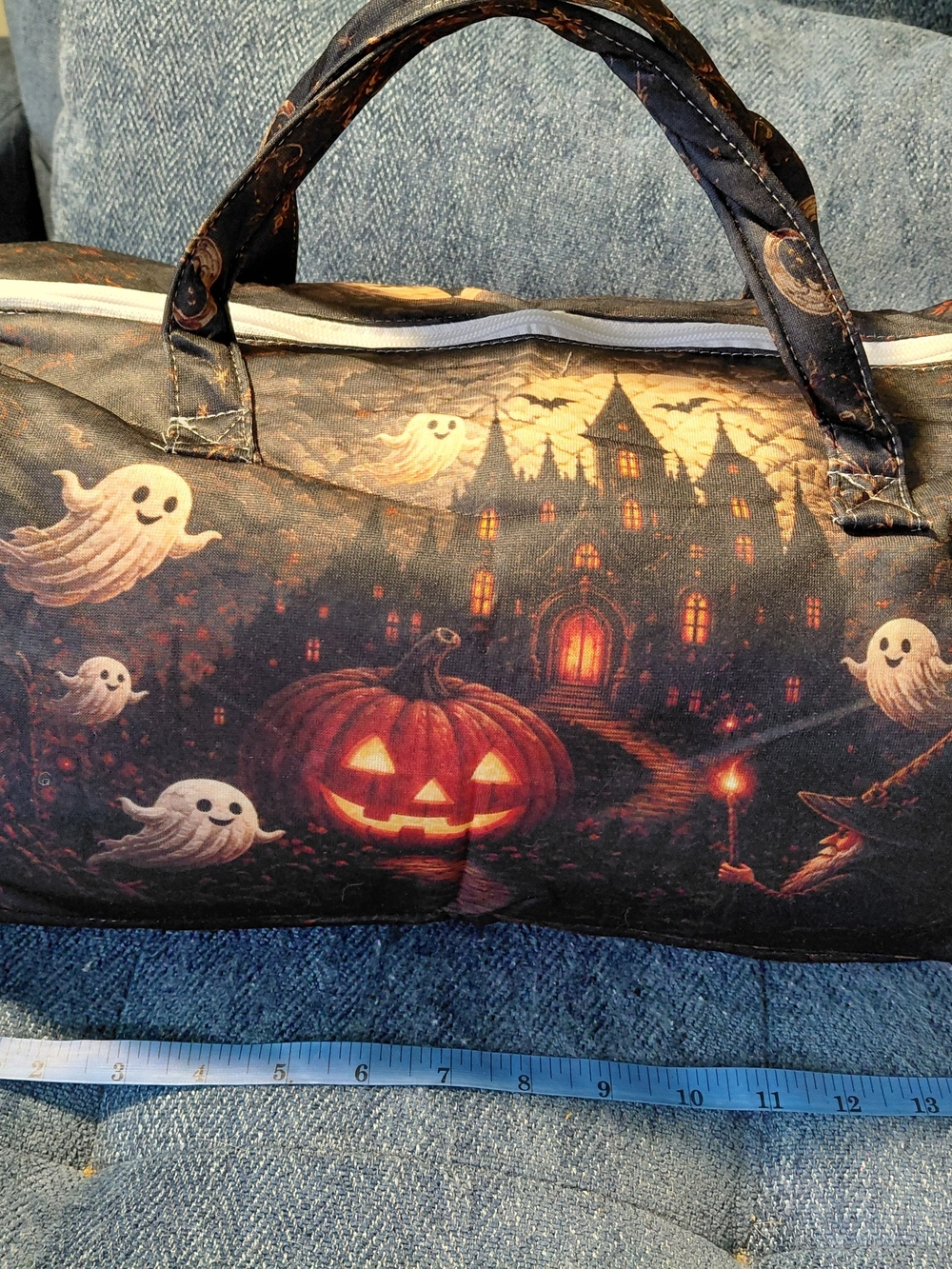 Halloween Jack-o'-Lantern Tote Bag